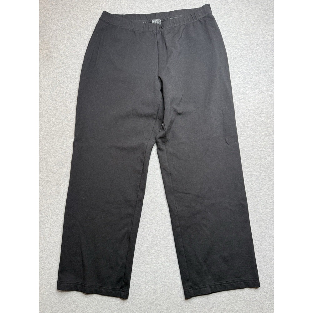 Clara Sun Woo Leggings Womens Extra Large Stretch Pull On Pants Black